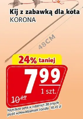 Kij z zabawką dla kota promocja w Prim Market