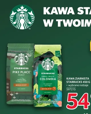 Kawa ziarnista Starbucks Single-Origin Colombia promocja w Selgros