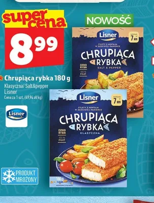 Chrupiąca rybka Salt & Pepper Lisner promocja w TOPAZ