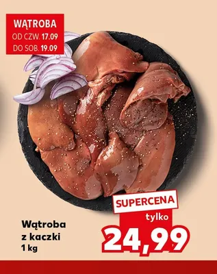Wątroba z kaczki promocja w Kaufland