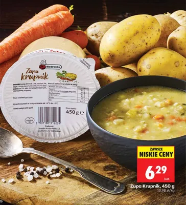 Zupa Krupnik Biedronka promocja w Biedronka