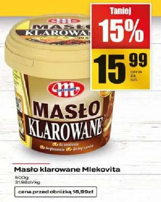 Masło klarowane Mlekovita promocja w Supeco