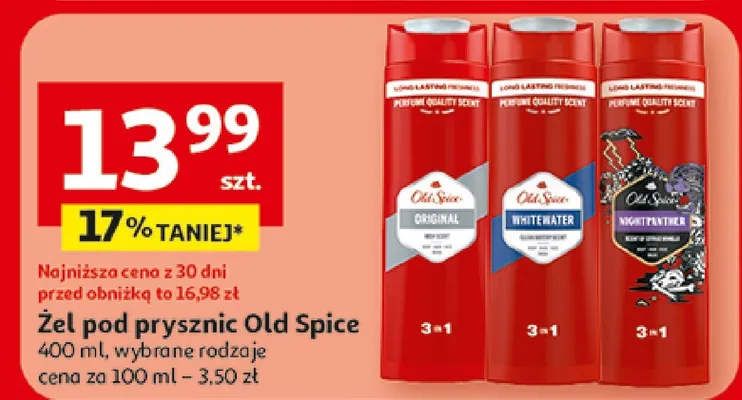 Żel pod prysznic Old Spice Original promocja w Auchan