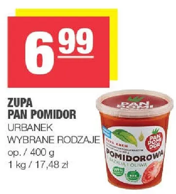 Zupa pan pomidor promocja w SPAR