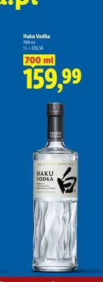 Wódka Haku Vodka promocja w Lidl