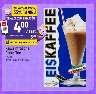 Kawa mrożona Eiskaffee Hochwald promocja w POLOmarket
