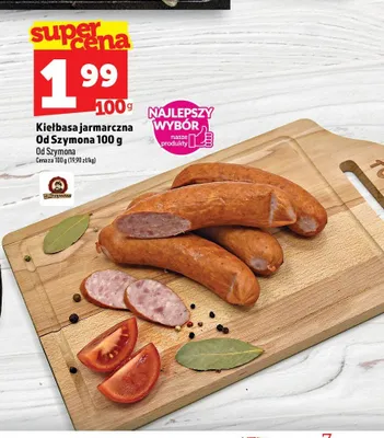 Kiełbasa jarmarczna Od Szymona promocja w TOPAZ