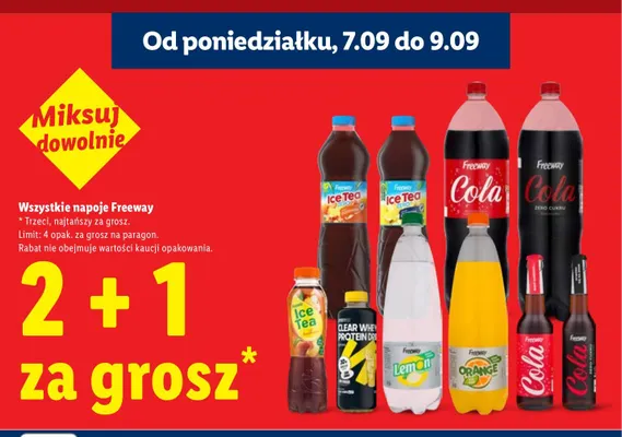 Napój gazowany Freeway Orange promocja w Lidl