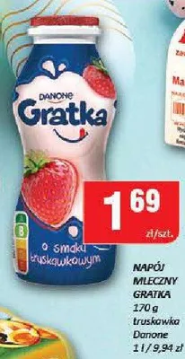 Napój mleczny o smaku truskawkowym promocja w Chorten