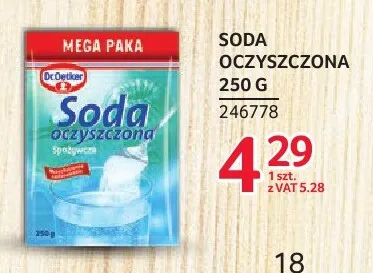 Soda oczyszczona Dr.Oetker promocja w Selgros