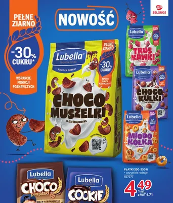 Płatki śniadaniowe Lubella promocja w Selgros