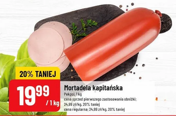 Mortadela kapitańska promocja w POLOmarket