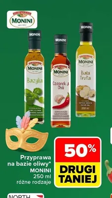 Przyprawa na bazie oliwy Monini Bazylia promocja w Carrefour Market