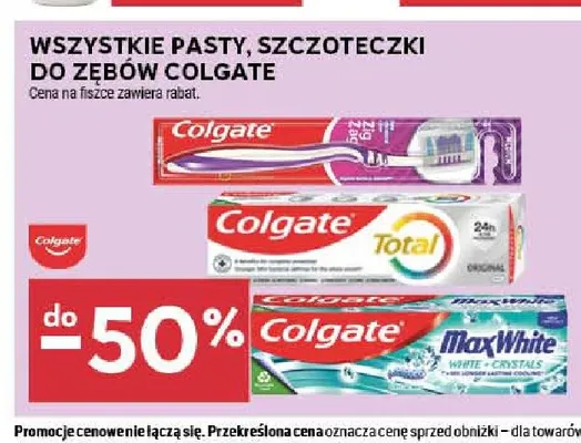 Pasty, szczoteczki do zębów Colgate promocja w Stokrotka