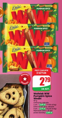 Wafelek WW Pumpkin Spice promocja w Dino