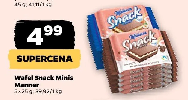 Wafel Snack Minis promocja w Netto