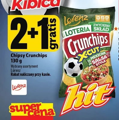 Chipsy Crunchips promocja w TOPAZ