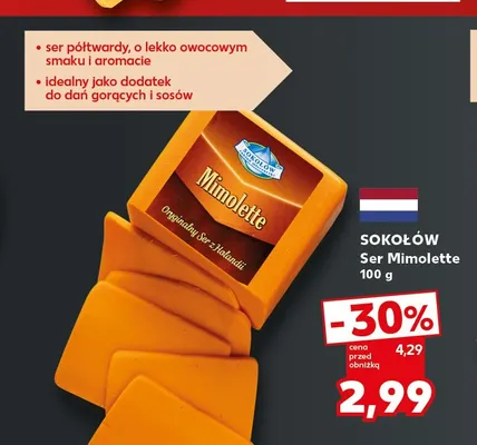 Ser Mimolette Sokołów promocja w Kaufland