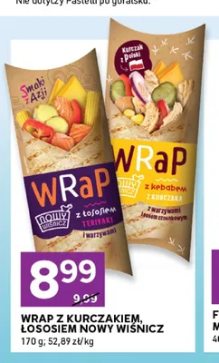 Wrap z kurczakiem Nowy Wiśnicz promocja w Stokrotka