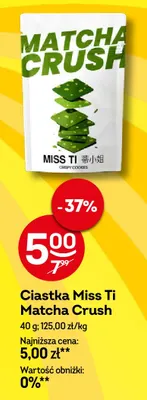 Ciastka Miss Ti Matcha Crush promocja w Żabka