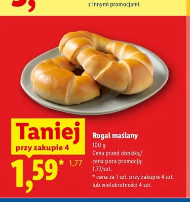 Rogal maślany promocja w Lidl