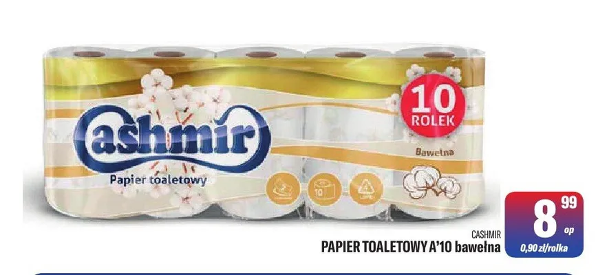 Papier toaletowy Cashmir bawełna promocja w Tomi Markt