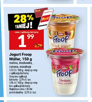 Jogurt Froop Müller cytryna promocja w Twój Market