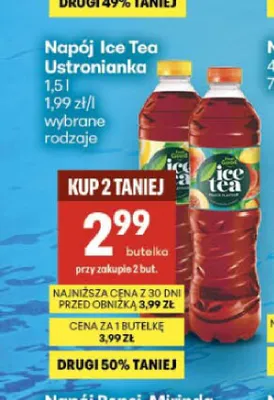 Napój Ice Tea Ustronianka promocja w Delikatesy Centrum