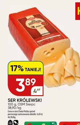 Ser królewski promocja w Chata Polska