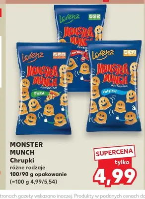 Chrupki Monster Munch promocja w Kaufland