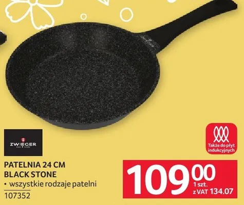Patelnia ZWIEGER BLACK STONE 24 CM promocja w Selgros