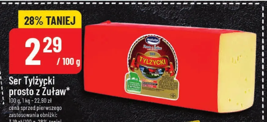 Ser Tylżycki prosto z Żuław Maluta promocja w POLOmarket