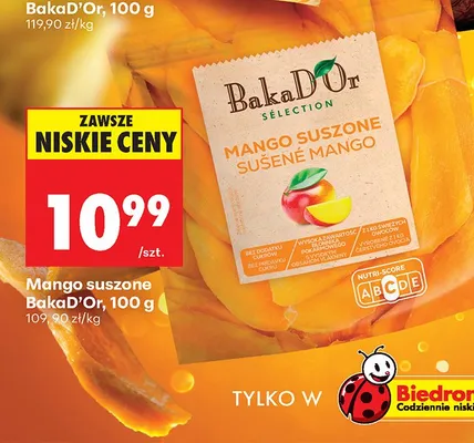 Mango suszone BakaD'Or promocja w Biedronka