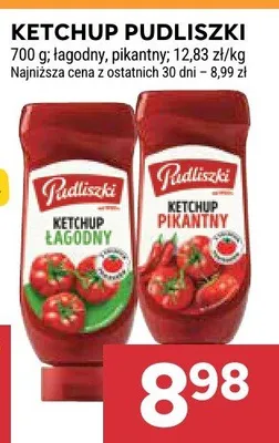Ketchup łagodny, pikantny promocja w Stokrotka