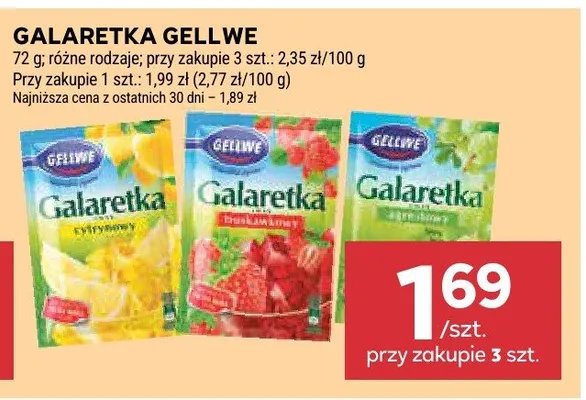 Galaretka promocja w Stokrotka