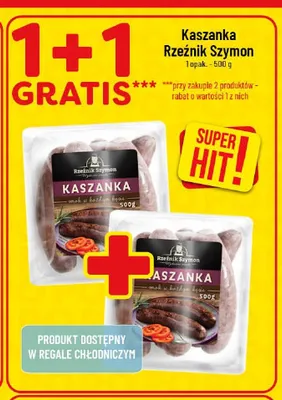 Kaszanka Rzeźnik Szymon promocja w POLOmarket