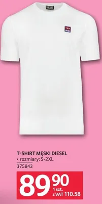 T-shirt męski DIESEL promocja w Selgros