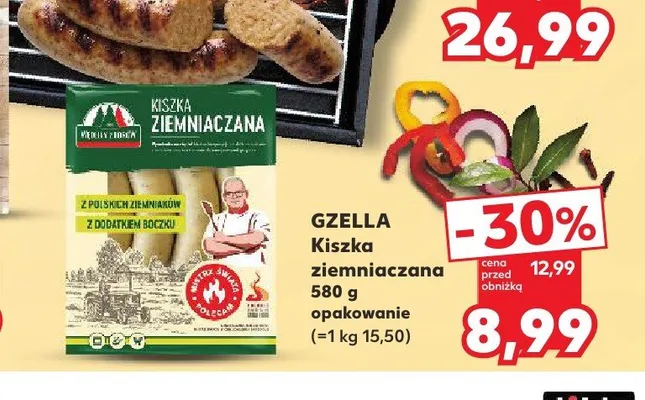 Kiszka ziemniaczana Gzella promocja w Kaufland