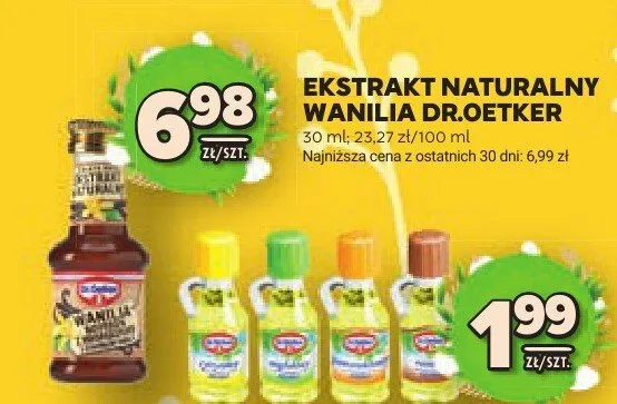 Ekstrakt naturalny wanilia promocja w Stokrotka
