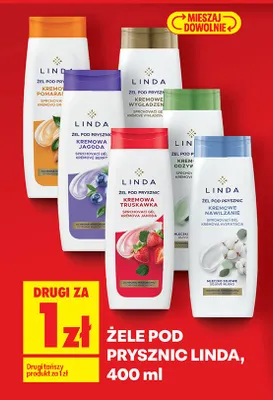 Żele pod prysznic Linda, 400 ml promocja w Biedronka