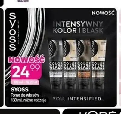 Toner do włosów Syoss promocja w Drogerie Koliber
