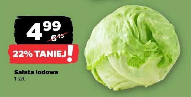 Sałata lodowa promocja w Netto