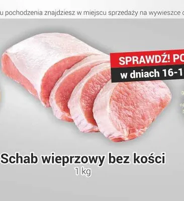 Schab wieprzowy bez kości promocja w Delikatesy Sezam