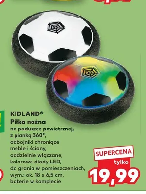 Piłka nożna na poduszce powietrznej Kidland promocja w Kaufland