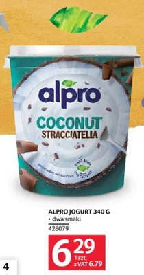 Jogurt roślinny kokosowy Alpro Stracciatella promocja w Selgros