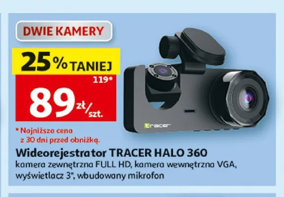 Wideorejestrator Tracer Halo 360 promocja w Auchan