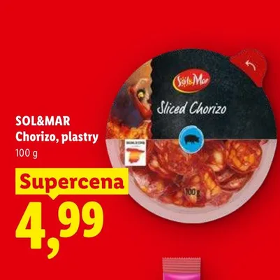Chorizo, plastry promocja w Lidl