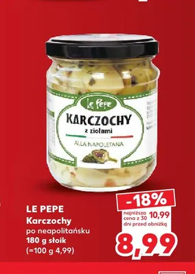 Karczochy po neapolitańsku Le Pepe promocja w Kaufland