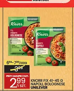Knorr Fix Napoli Unilever promocja w Wafelek