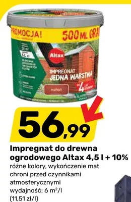 Impregnat do drewna ogrodowego promocja w Bricomarche